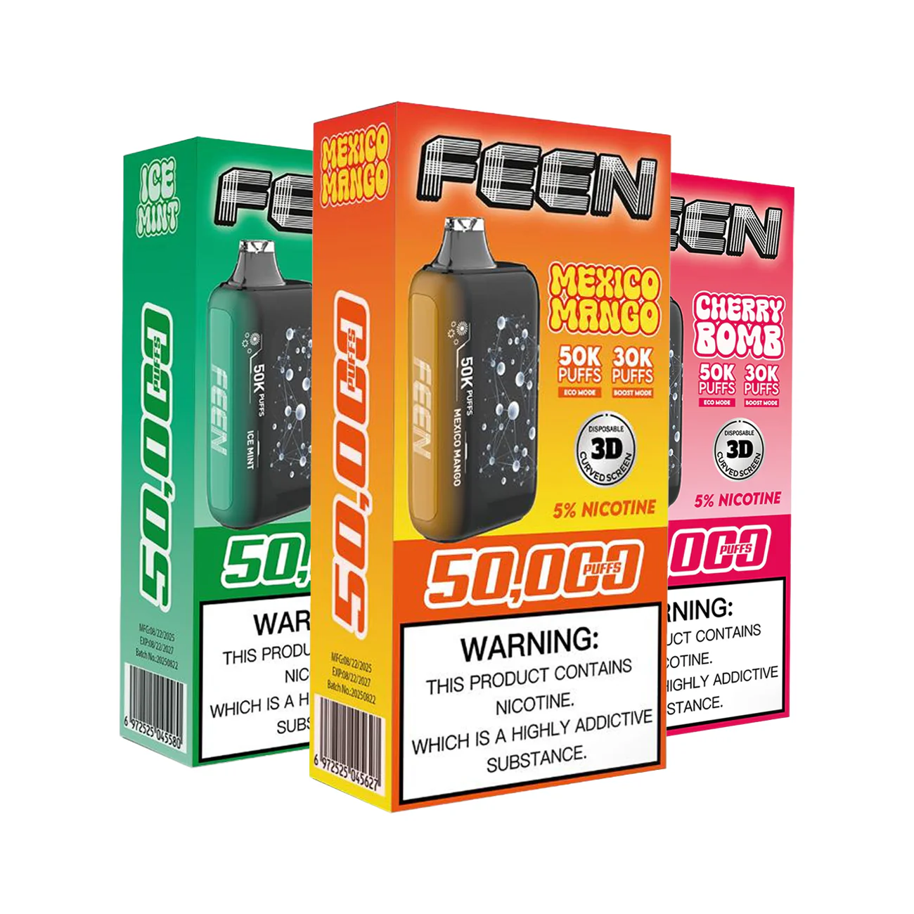 FEEN 50K Flavors